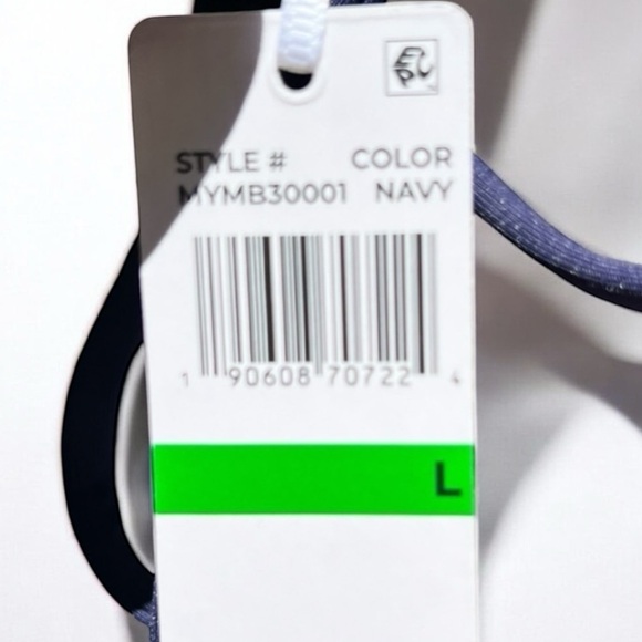 🌻NEW w/tag Anne Cole Navy Hipster Bikini Bottoms Side Drawstrings Size Large - Picture 10 of 10